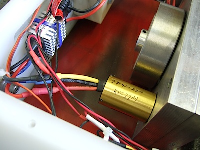 Brushless weapon motor and controller