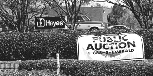 auction sign