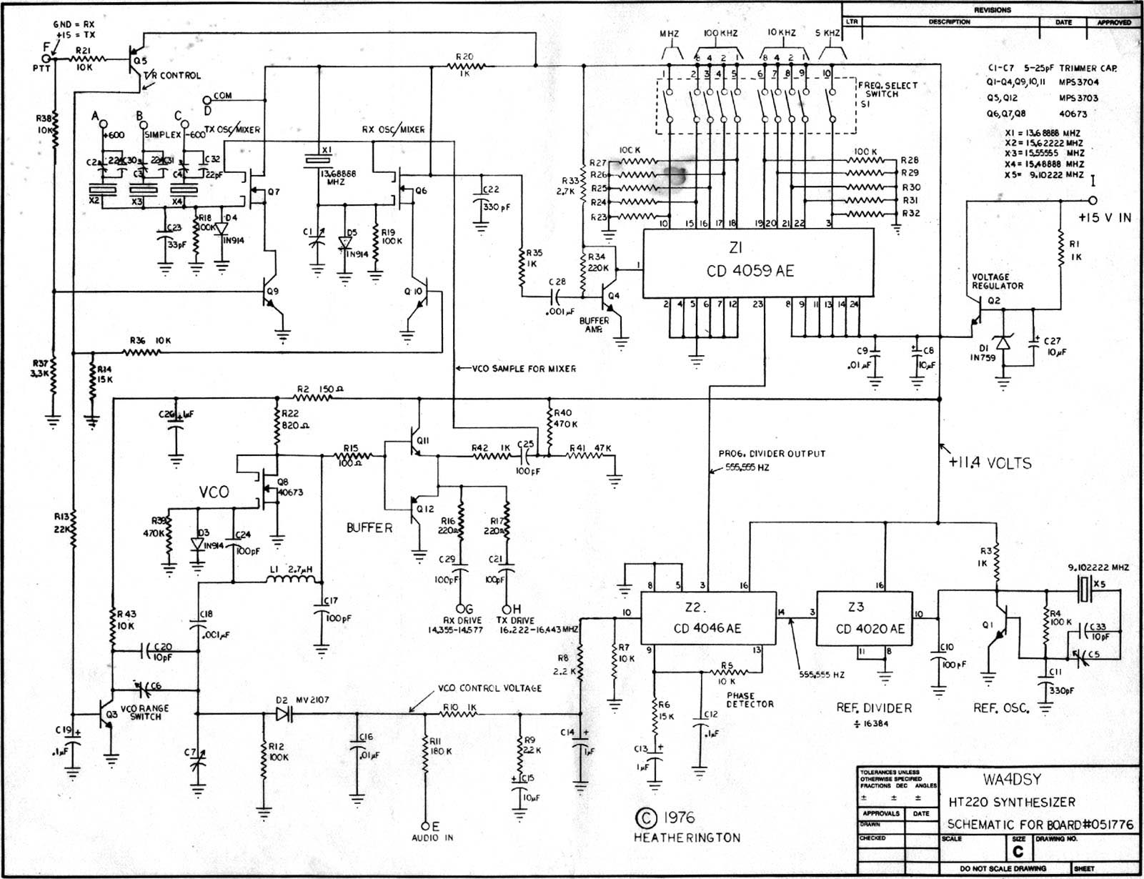 synthesizer diagram